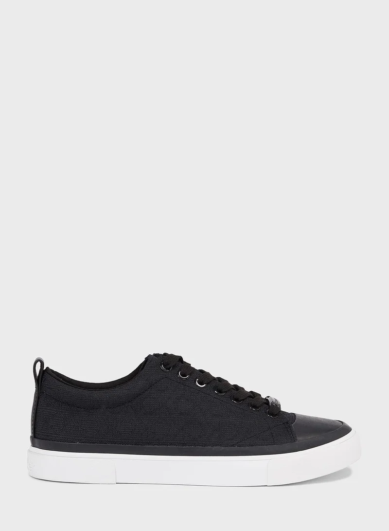 CALVIN KLEIN Vulcanised Monogram Lace Up Sneakers