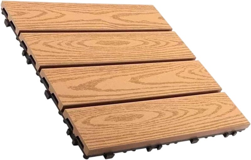 ordinarYone Realistic Wood Grains Flooring Panel Heavy Type 500kg Load Capacity Quick Assembly Patios Deck - Image 1