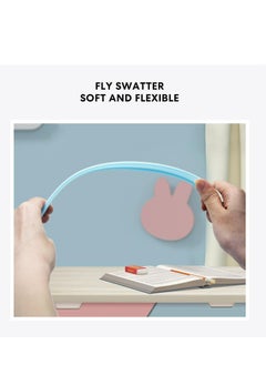 Oasisgalore 3Pack, Plastic Colorful Fly Swatters, Fly Killer Plastic with Sturdy and Flexible Manual Grips, 3 Colors  - Image 3