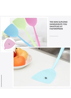 Oasisgalore 3Pack, Plastic Colorful Fly Swatters, Fly Killer Plastic with Sturdy and Flexible Manual Grips, 3 Colors  - Image 4