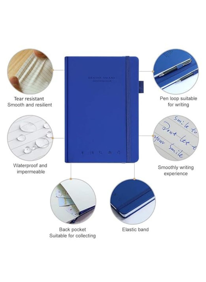 CUIR ALLY - Cuir Ally Dexter Smart Erasable & Reusable Notebook ( Pink), For Goals & Time Management, Includes Pen - Image 1