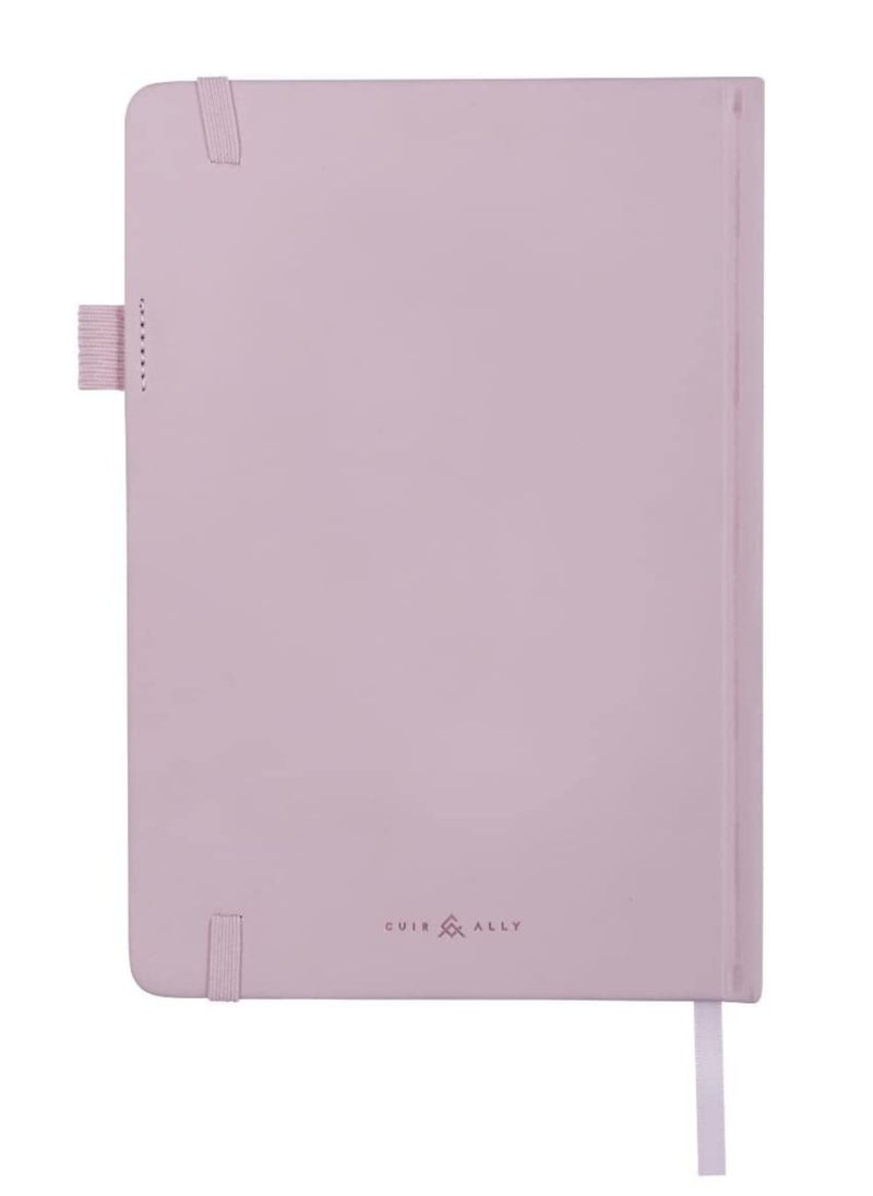 CUIR ALLY - Cuir Ally Dexter Smart Erasable & Reusable Notebook ( Pink), For Goals & Time Management, Includes Pen - Image 1