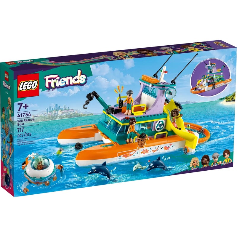 LEGO - Friends Sea Rescue Boat 717 Pieces - 41734 - Image 1