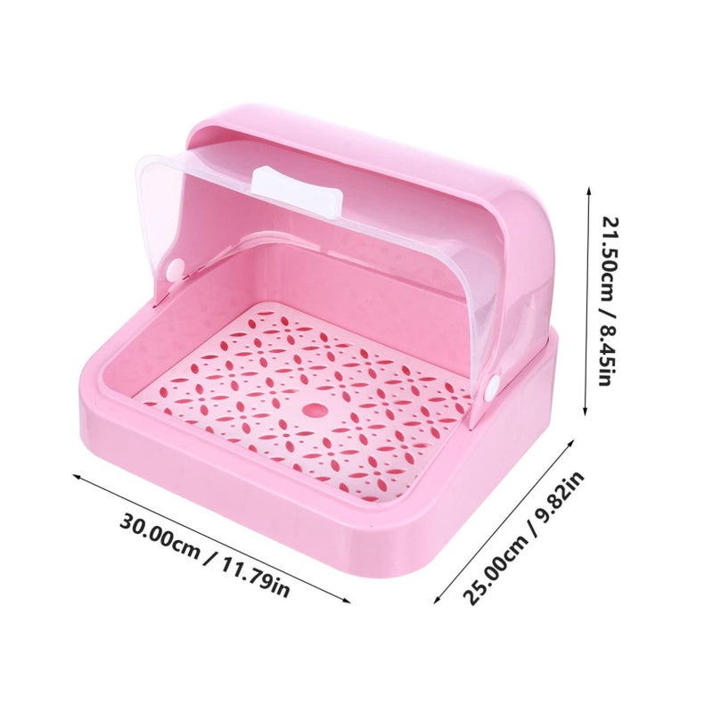Visible Cover Feeding Bottle Storage Box Draining Tray Cutlery Organizer Random Color - Image 3