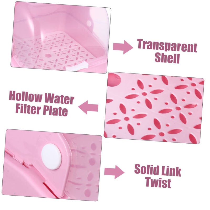 Visible Cover Feeding Bottle Storage Box Draining Tray Cutlery Organizer Random Color - Image 4