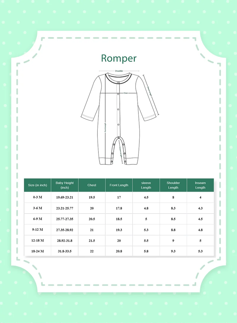 Luay Single Unisex 100% Bamboo based Ultra-Soft fabric Romper  | Best Price UAE