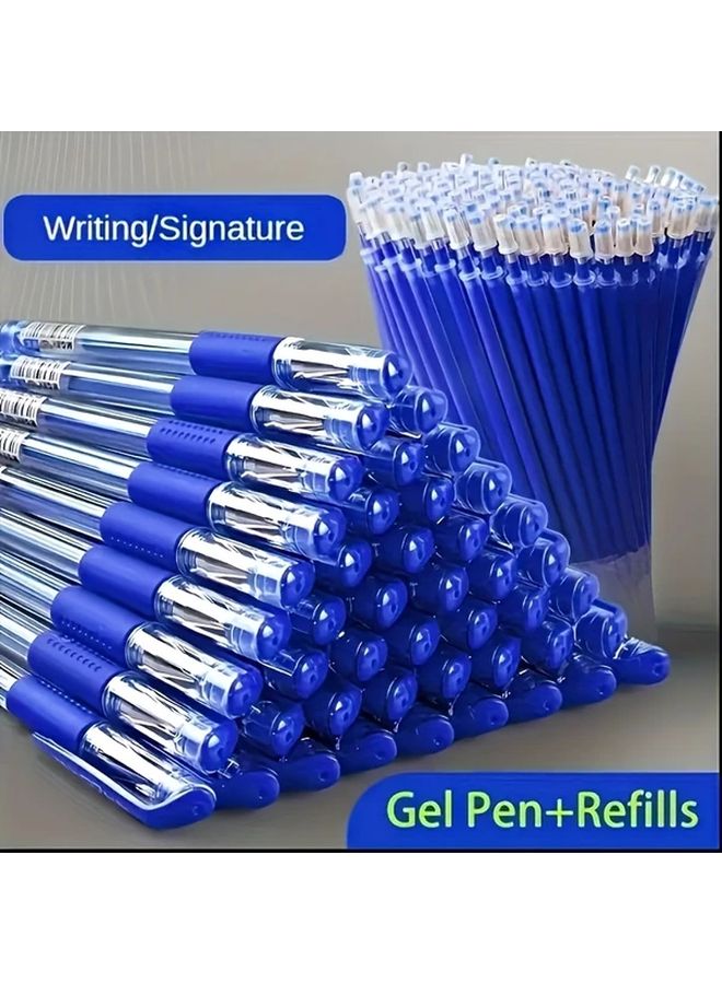 Red 0.5mm Bullet Gel Pens 6 Pack Quick Dry Smudge Proof Carbon Ink For Exams Office Students - Image 4