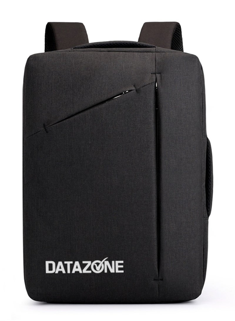 Datazone Laptop Backpack, USed At The Same Time As A Handbag USed To Store Your Papers And Documents, Hand Bag To Put Your Special Files, Dz-2062 Black  - Image 2
