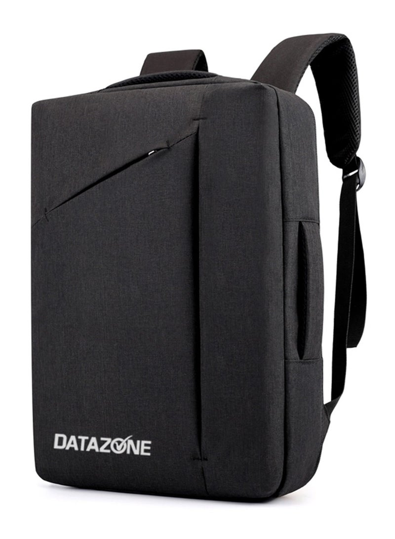 Datazone Laptop Backpack, USed At The Same Time As A Handbag USed To Store Your Papers And Documents, Hand Bag To Put Your Special Files, Dz-2062 Black  - Image 1