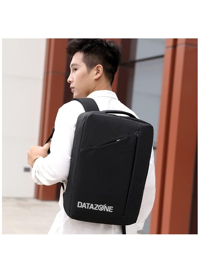 Datazone Laptop Backpack, USed At The Same Time As A Handbag USed To Store Your Papers And Documents, Hand Bag To Put Your Special Files, Dz-2062 Black  - Image 3
