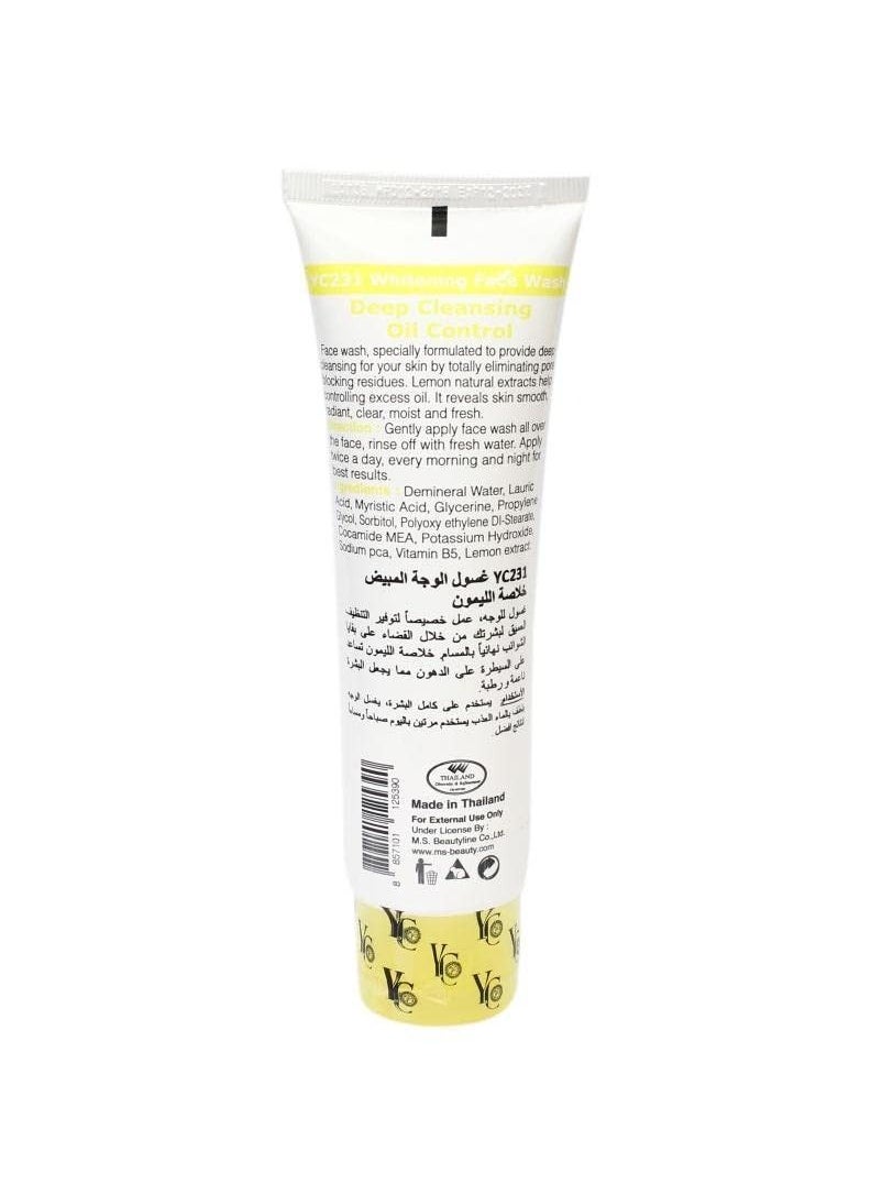 Whitening Face Wash With Lemon Extract, 100 ml
