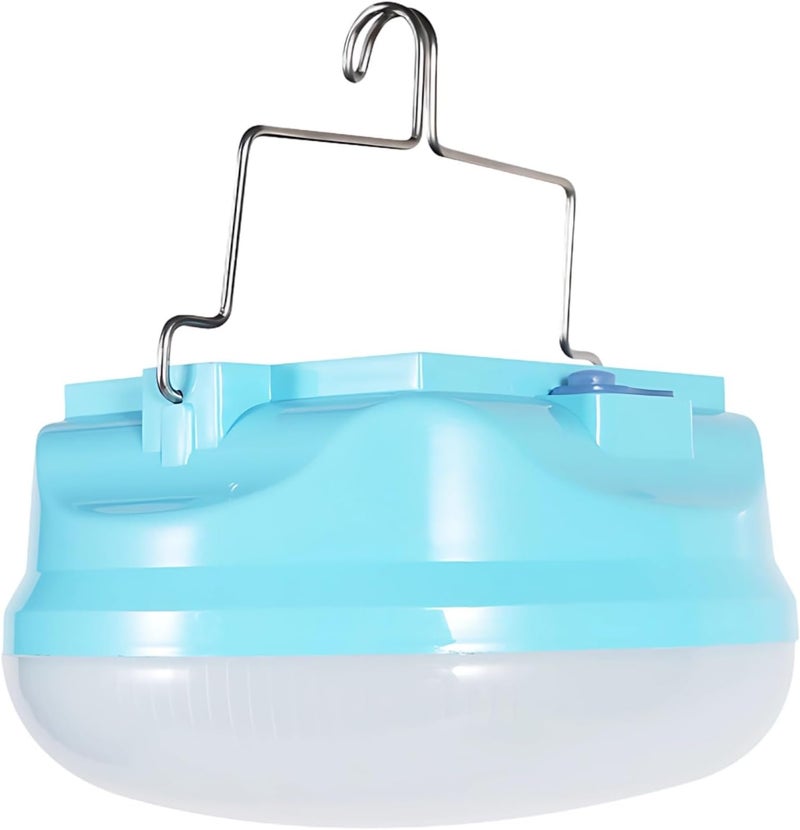 مصباح تخييم شمسي، 300 واط LED مع 3 أوضاع إضاءة، 7.3 بوصة / 18.5 سم محمول، قابل لإعادة الشحن، مقاوم للماء بمعيار IP65 للطوارئ الخارجية - Image 1