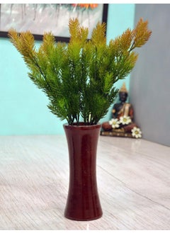 DecoreBugs DecoreBugs Pair of Artificial Plant Bunches Set of 2 Pine Bunch Without PotHeight 35 cms 14 inchs  - Image 1