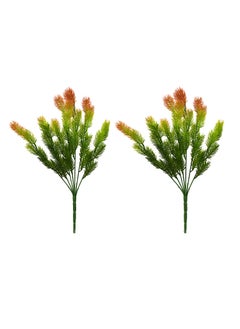 DecoreBugs DecoreBugs Pair of Artificial Plant Bunches Set of 2 Pine Bunch Without PotHeight 35 cms 14 inchs  - Image 3