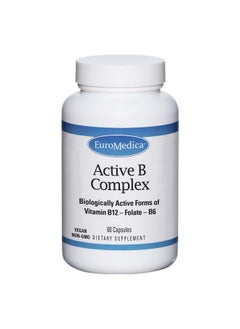 Euromedica Active B Complex - 60 Vegan Capsules - pzsku/Z835FEAE99C1ECC798984Z/45/_/1739864818/86df13fb-f7c2-4713-a987-cdeae27255bf