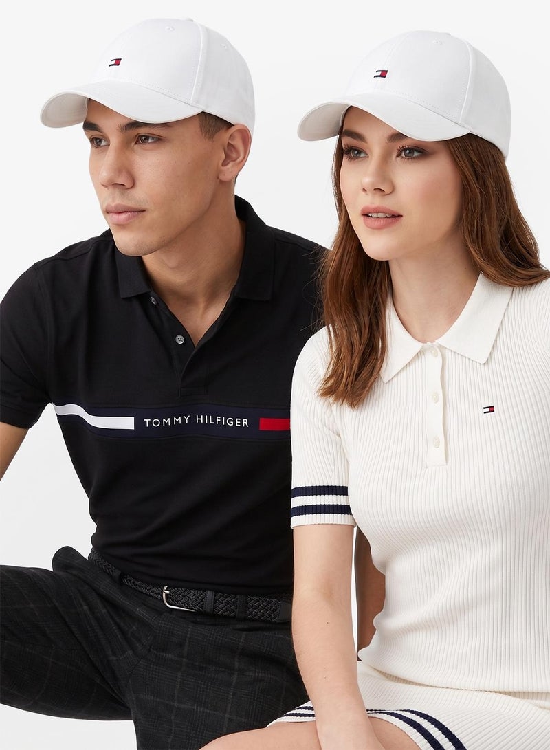 TOMMY HILFIGER Hilfiger Flag Embroidery Baseball Cap - Image 1