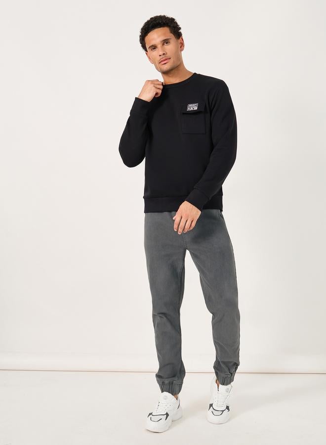 Styli Mid Wash Slim Fit Jogger Jeans  - Image 2