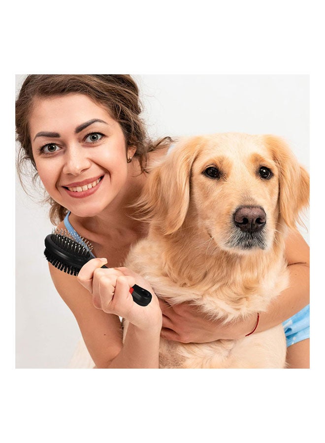 جولدن أروز فرشاة مزدوجة الجوانب 2 في 1 للعناية بالحيوانات الأليفة مقاس L - ‎21.9 x 6 x 5 سم - Image 3