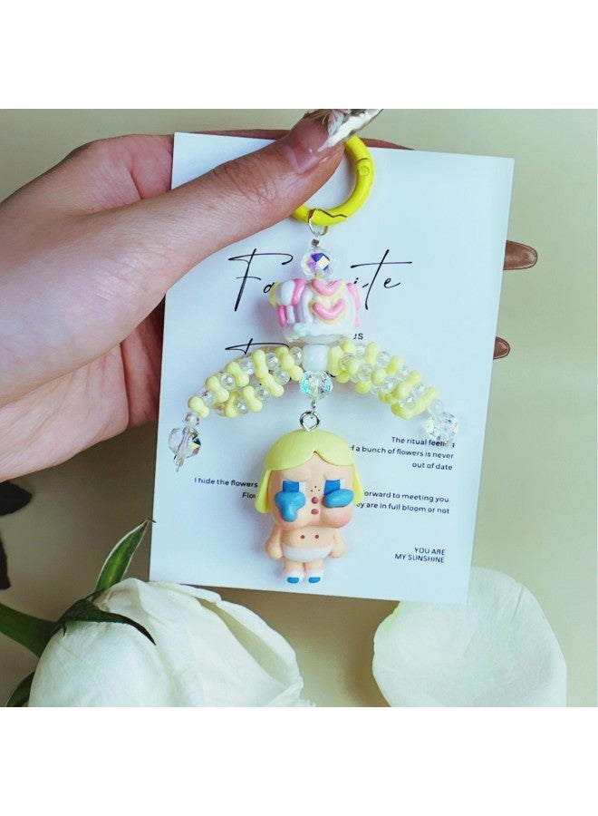 Mobile Phone Chain, No Baby Figure, Crying Baby, Bowknot Series, Cute Baby, No Baby Figure, Bag Pendant, Car Keychain, Car Key