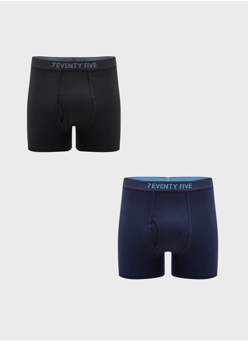 Seventy Five Basics Pack Of 2 Boxers  - Image 1