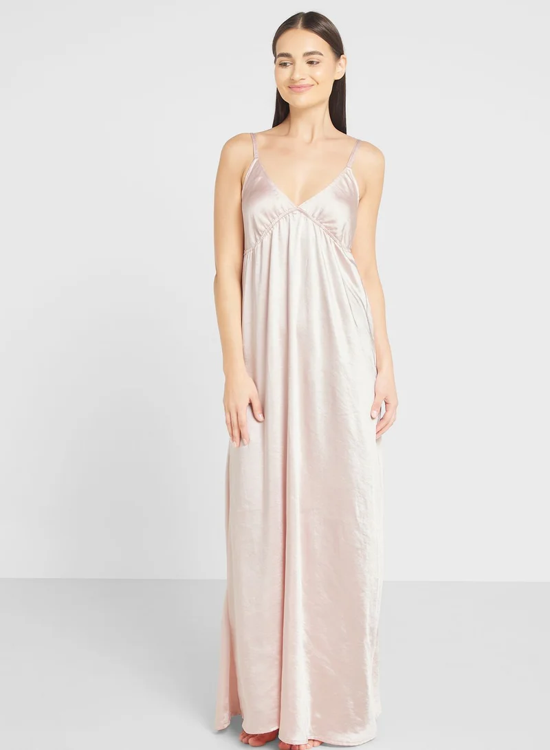 Khizana Night Slip Dress With Robe