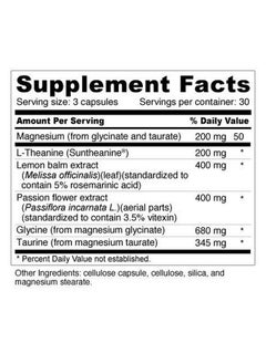 Well+Vita Calm Supplement For Relaxationsleep & Daytime Zen With Magnesium Glycinate And Taurate Ltheanine Passion Flower Lemon Balm Taurine (90 Veggie Capsules) - pzsku/Z83606DA8A41E0E0D1AD8Z/45/_/1698059706/510854dd-8851-4a97-9eca-04548a58ff21