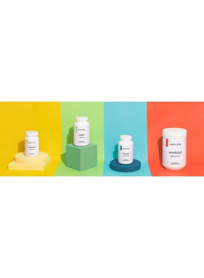 Wellness Resources Well+Vita Calm Supplement For Relaxationsleep & Daytime Zen With Magnesium Glycinate And Taurate Ltheanine Passion Flower Lemon Balm Taurine (90 Veggie Capsules) - Image 5