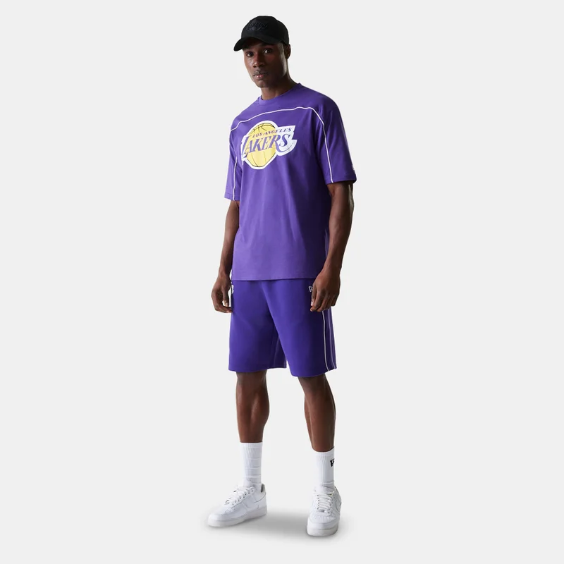 NEW ERA Men's NBA Los Angeles Lakers Piping Graphic Shorts