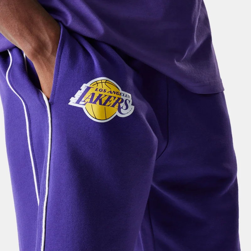 NEW ERA Men's NBA Los Angeles Lakers Piping Graphic Shorts