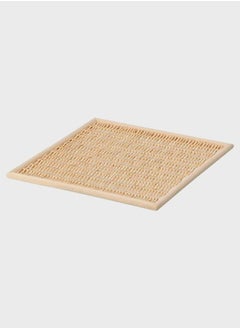 MUJI Buri Square Basket Lid, W 35 x D 37 x H 2 cm, Natural  - Image 2