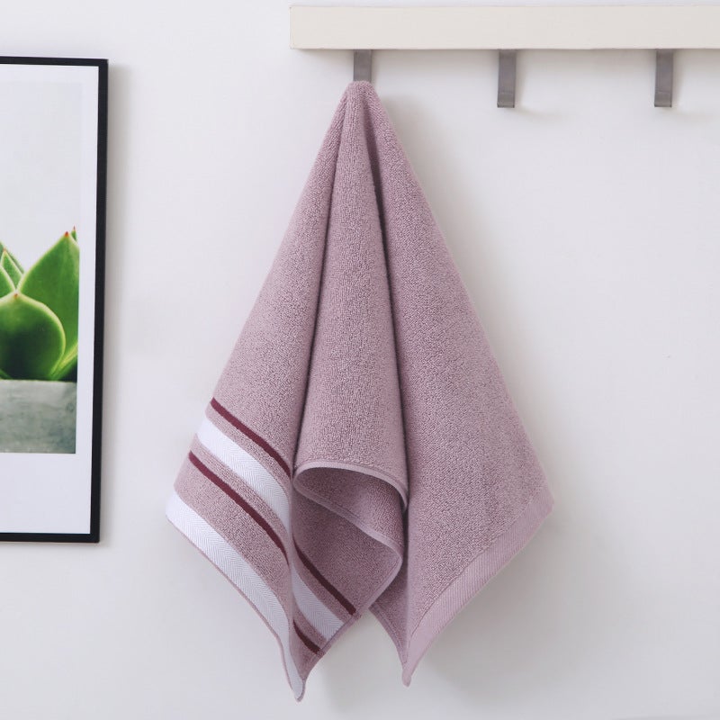 Cotton towel 74*34cm weather face towel embroidered cute soft absorbent couple towel cotton wholesale - Image 1