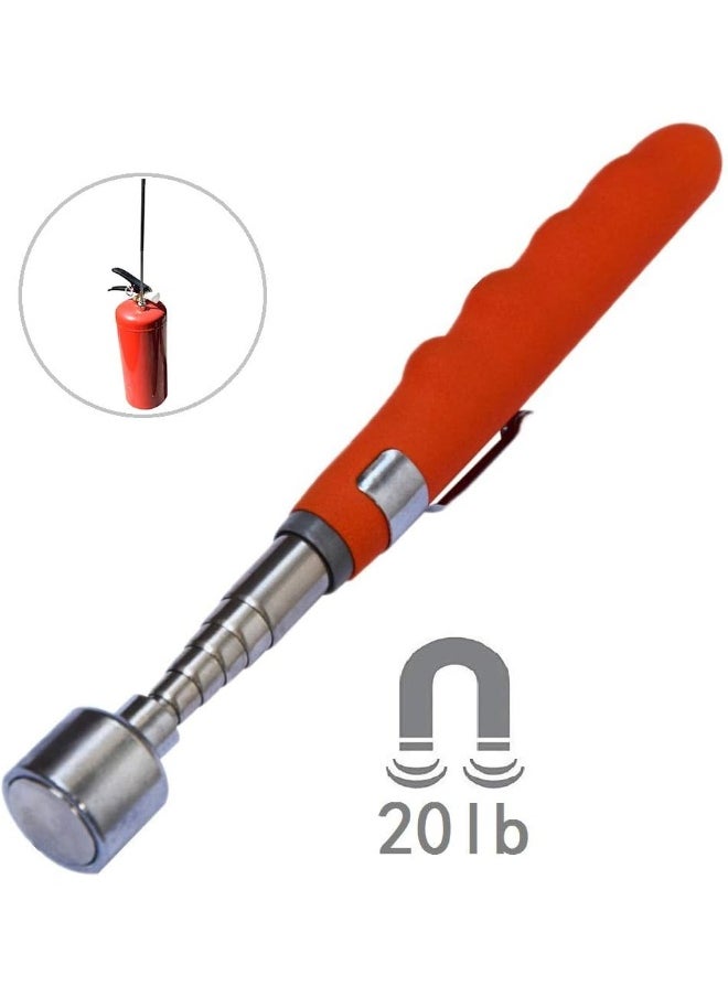 Generic Hardk  Telescoping Magnetic Pick Up Tool Extendable 31" 21 Lb Telescopic Magnet Stick Pull Capacity Small Metal Extends Tools  - Image 5