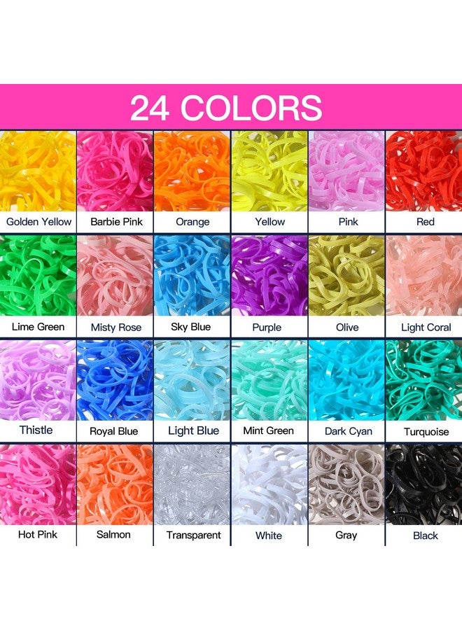 YGDZ Elastic Hair Bands 24 Colors 1500 Pcs Mini Hair Rubber Bands For Hair Small Hair Ties Ponytail Holders Colorful Hair Accessories For Toddler Baby Girl Kids - Image 3