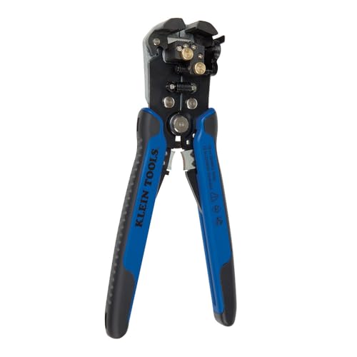 Klein Tools 11061 SelfAdjusting Stripper Cutter Heavy Duty for 1020 AWG Solid 1222 AWG Stranded and Romex Wire 122 and 143