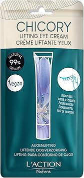 L'Action Paris LAction Paris Lifting Eye Cream Natural Eye Cream with Chicory Extract for Fine Lines and Wrinkles PlantBased Hyaluronic Acid Cream Boosts Elasticity and Smooths Undereye Skin 20ml - Image 1