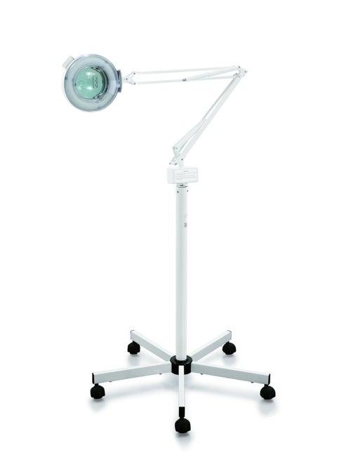 Magnifying Lamp Stand White for Beauty Clinic