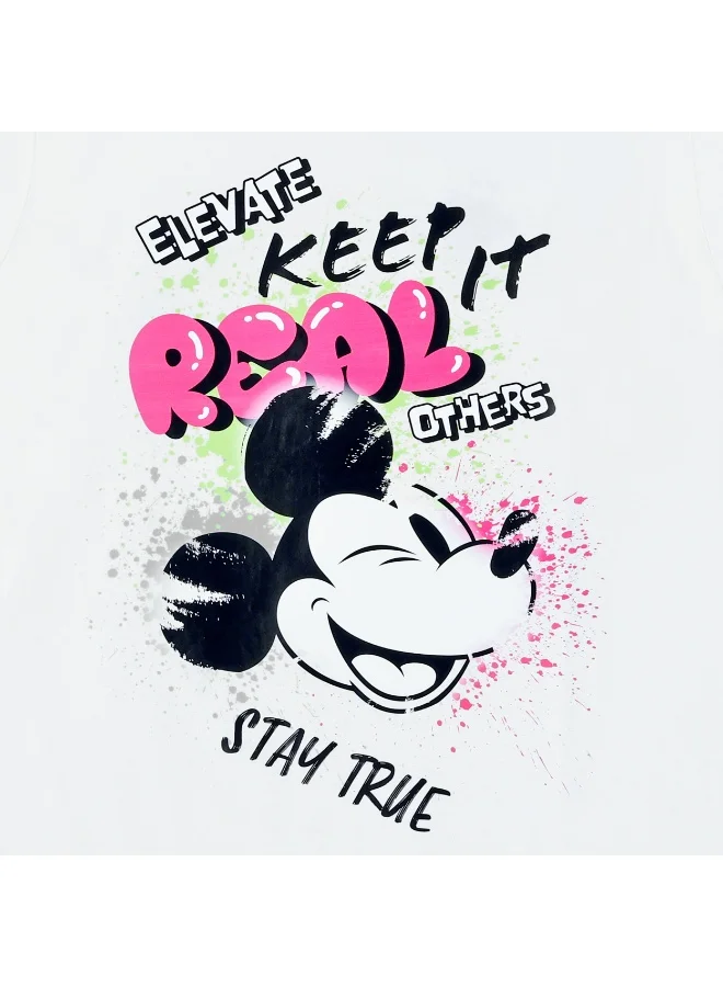 Disney  Disney Mickey Mouse  Girl's Short Sleeve T-Shirt for Women | Best Price UAE