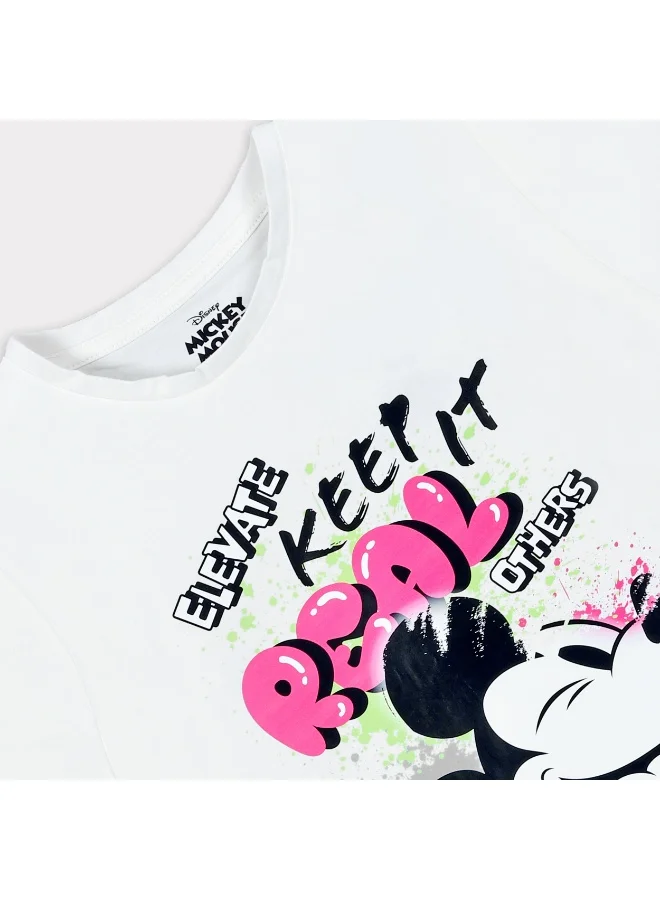 Disney  Disney Mickey Mouse  Girl's Short Sleeve T-Shirt for Women | Best Price UAE