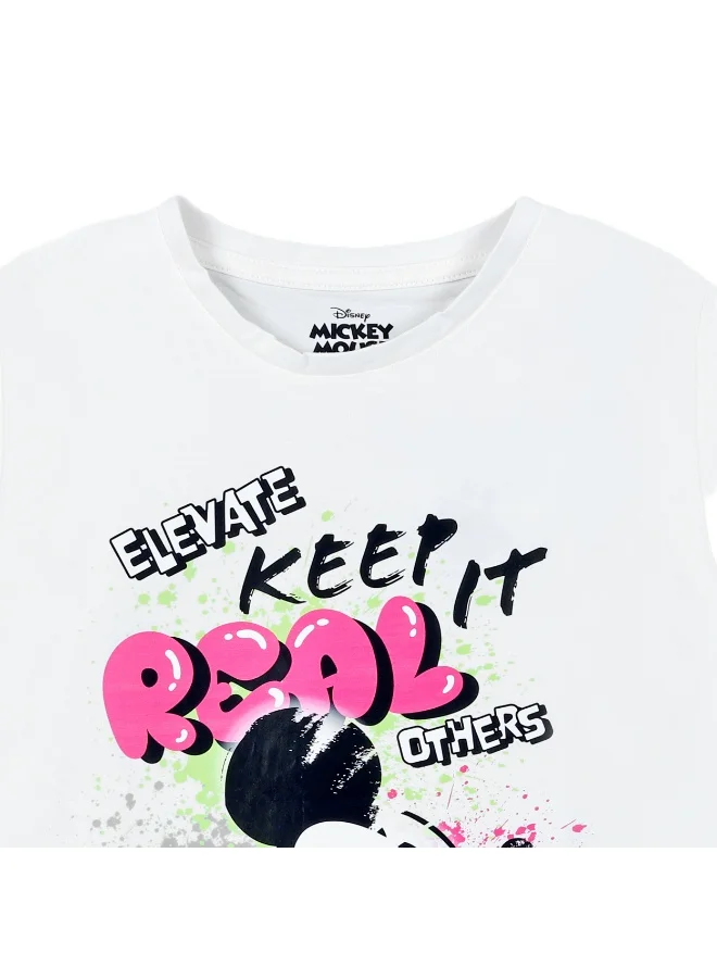 Disney  Disney Mickey Mouse  Girl's Short Sleeve T-Shirt for Women | Best Price UAE