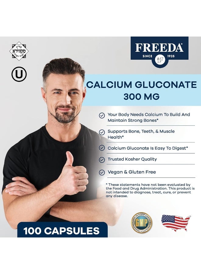 Freeda Calcium Gluconate 500 Capsules - Image 2