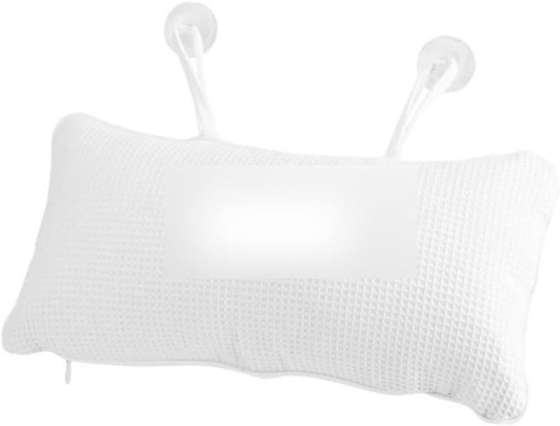Bath Pillows Comfortable Pillow Anti-Slip Bathtub Spa Bath Cushion Soft Headrest Suction Cup Accessories - Image 1