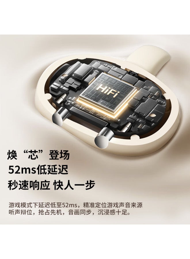 Oksj 2025 New Bluetooth Clip-on True Wireless Open Bone Conduction Concept Earphones Non-in-ear Sports Call Hifi Sound True Fan Edition