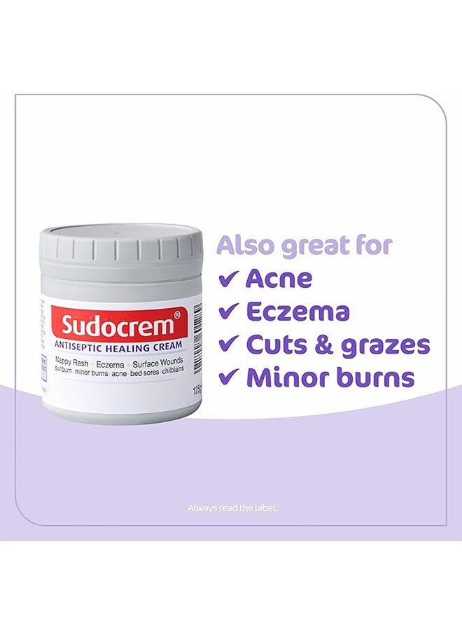 Sudocrem Antiseptic Healing Cream 125g，To Protect Rash And Surface Wound，Nappy Rash, Eczema, Burns and more  - Image 2
