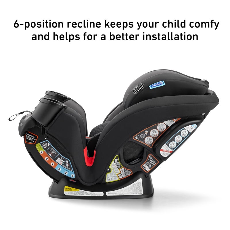 Graco TriRide 3-in-1 Reclining Car Seat, Kipling - Rear & Forward Facing Car Seat, Highback Booster, Adjustable Headrest - Image 5