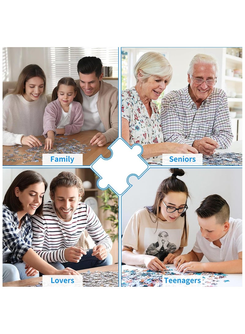 1000 لوحات فان جوخ الانطباع النفط اللوحة زهرة اللوز اللغز - بانوراما عالية الجودة ، ومناسبة للكبار والأطفال الترفيه المنزلي - Image 4