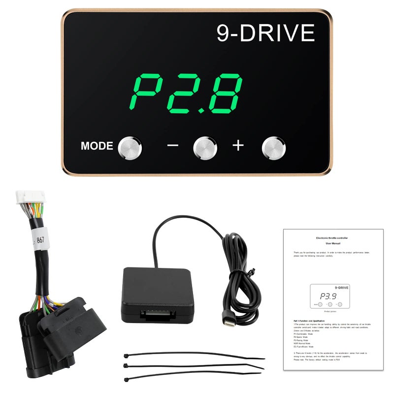 Throttle Response Controller 9 Drive Compatible with Toyota Tacoma 200527L 35L 40LFJ Cruiser 20064Runner 200320094th Gen Only 40L 47Lfor Prado 20052009Sienta 20032010821