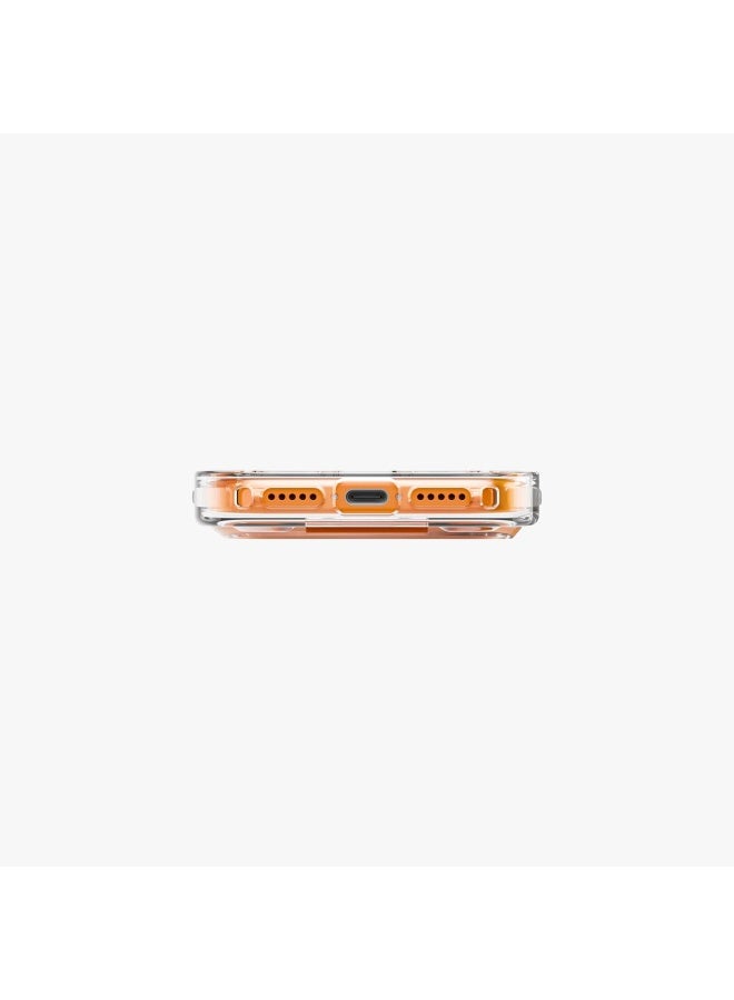 UNIQ Heldro Air Volt Orange Hybrid Case for iPhone 17 Pro (2025), 6.3 – MagClick Magnetic Charging Compatible orange - Image 3