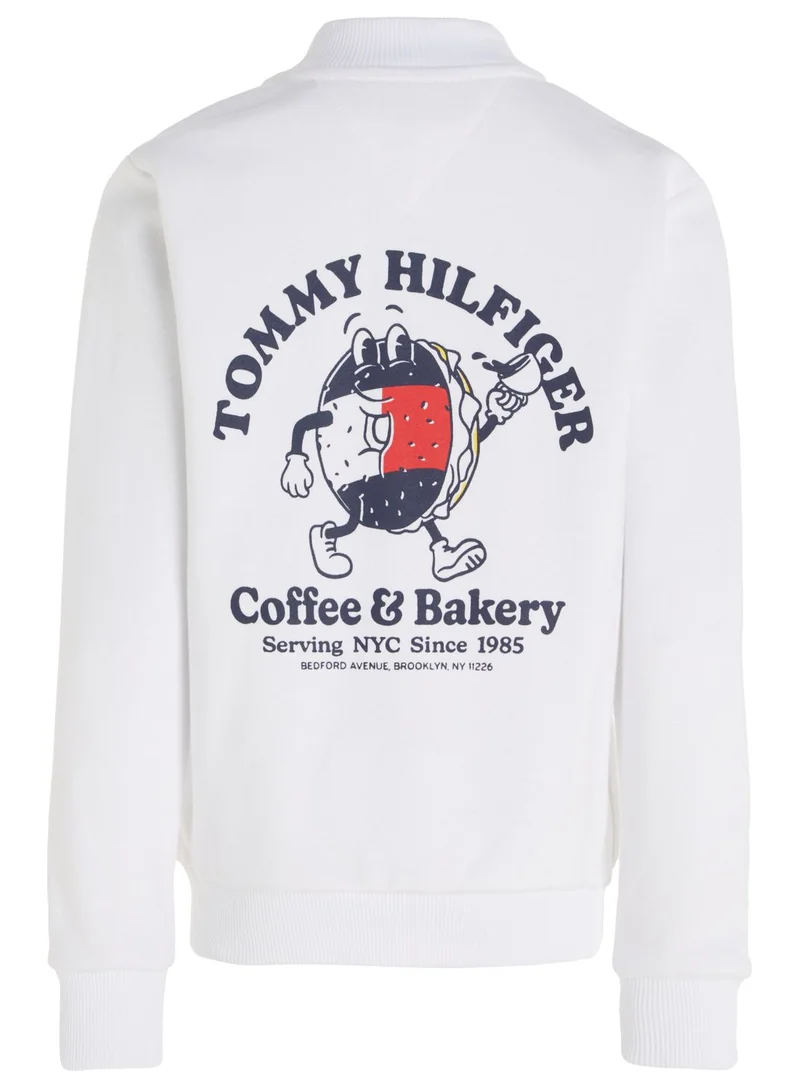 TOMMY HILFIGER Youth Logo Full Zip Sweatshirt