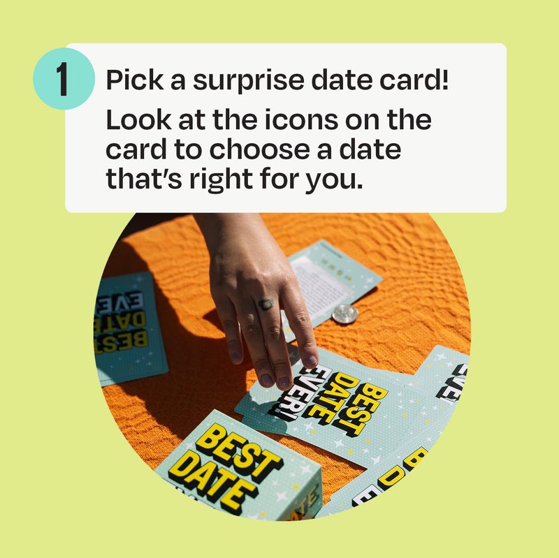 DSS Games Best Date Ever! [40 Surprise Scratch Off Dates for Couples, Couples Game Date Activity, 2 Player, Date Night Idea for Girlfriend, Boyfriend, Wife or Husband, Anniversaries] - Image 4