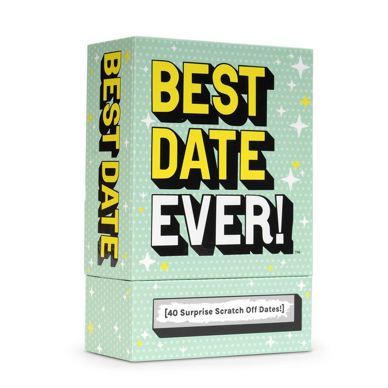DSS Games Best Date Ever! [40 Surprise Scratch Off Dates for Couples, Couples Game Date Activity, 2 Player, Date Night Idea for Girlfriend, Boyfriend, Wife or Husband, Anniversaries] - Image 1